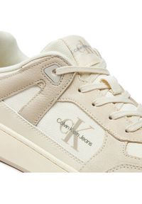 Calvin Klein Jeans Sneakersy Basket Cup Low Laceup Lth Ml Mtr YM0YM00994 Beżowy. Kolor: beżowy #3
