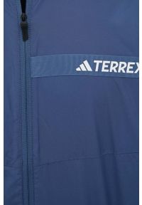 adidas TERREX wiatrówka Multi kolor niebieski. Kolor: niebieski. Materiał: tkanina, materiał. Wzór: ze splotem #3