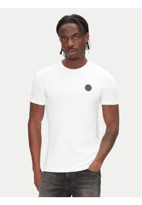 Just Cavalli T-Shirt 78OAHT12 Biały Slim Fit. Kolor: biały. Materiał: bawełna
