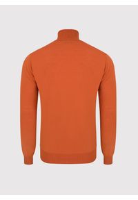 Pako Lorente - PAKO LORENTE – Pomarańczowy sweter z golfem P22WP-2X-025-P-0. Typ kołnierza: golf. Kolor: pomarańczowy. Materiał: bawełna. Wzór: gładki. Sezon: jesień