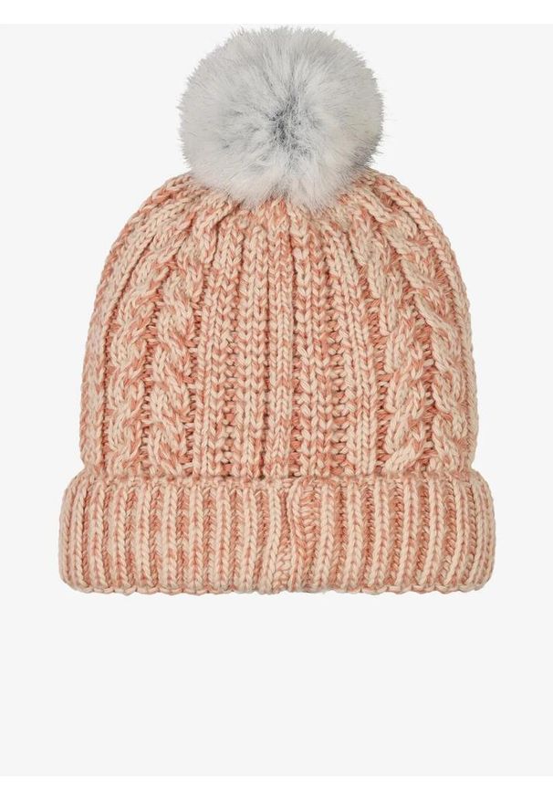Czapka zimowa damska Smartwool Ski Town Hat - almond. Kolor: beżowy. Sezon: zima