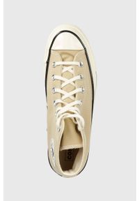 Converse trampki Chuck 70 damskie kolor beżowy A03446C. Nosek buta: okrągły. Kolor: beżowy. Materiał: guma #4