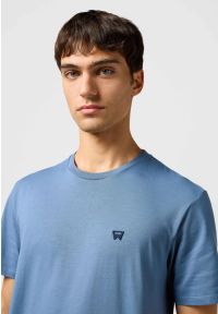 Wrangler - MESKA KOSZULKA WRANGLER SIGN OFF TEE DUSTY BLUE 112362680 #3