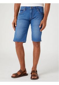 Wrangler Szorty jeansowe Colton W16CXPZ35 112330744 Niebieski Regular Fit. Kolor: niebieski. Materiał: jeans, bawełna #1