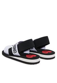 Love Moschino - LOVE MOSCHINO Sandały JA16033G0MJN410A Biały. Kolor: biały. Materiał: materiał #3