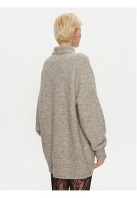 ROTATE Golf Drandy 113128039 Szary Regular Fit. Typ kołnierza: golf. Kolor: szary. Materiał: wełna, syntetyk #4