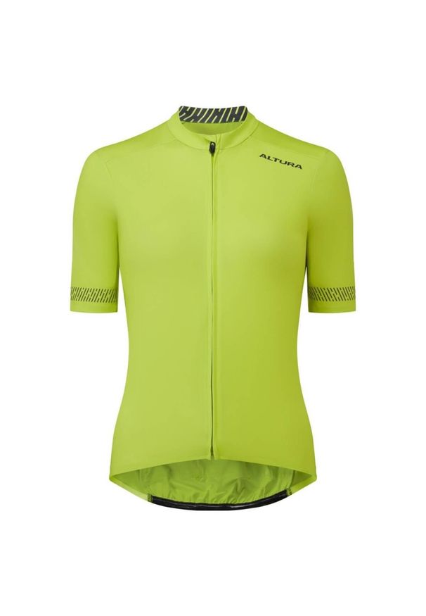 ALTURA - Damski jersey Altura Icon 2022. Kolor: zielony, żółty, wielokolorowy. Materiał: jersey. Sport: kolarstwo