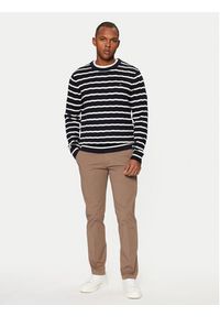 TOMMY HILFIGER - Tommy Hilfiger Sweter MW0MW33132 Granatowy Relaxed Fit. Kolor: niebieski. Materiał: bawełna #3