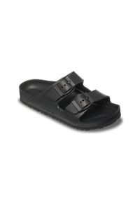 Quiksilver - Klapki dla Chłopcy EMBARK RF Czarny. Kolor: brązowy, zielony, wielokolorowy. Materiał: syntetyk