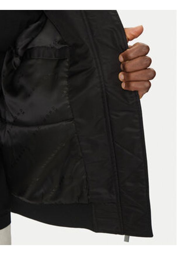 John Richmond Kurtka bomber UMP25070GB Czarny Regular Fit. Kolor: czarny. Materiał: syntetyk
