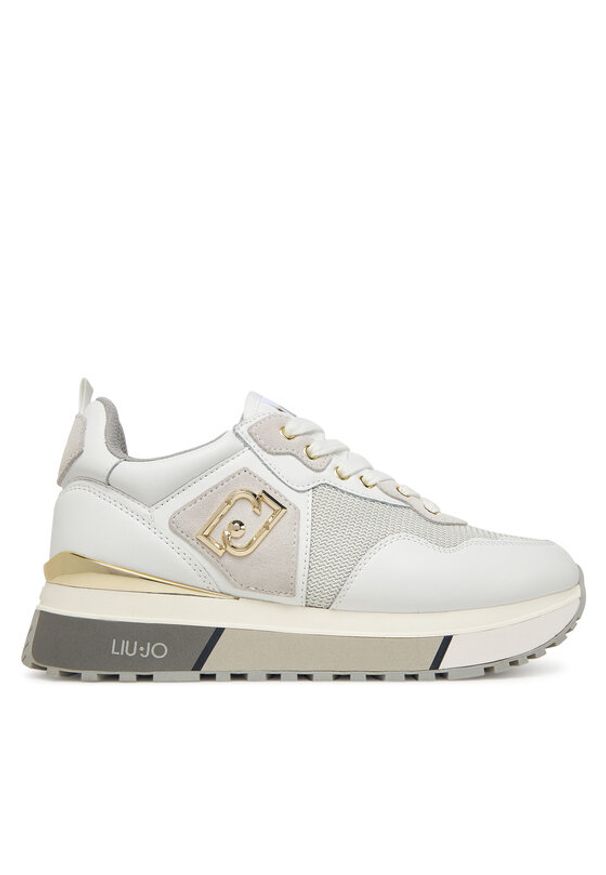 Liu Jo Sneakersy Maxi Wonder 01 BF5009 PX685 Biały. Kolor: biały. Materiał: skóra