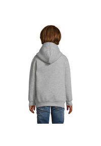 SOL'S - Bluza Z Kapturem Dla Dzieci. Typ kołnierza: kaptur. Kolor: szary