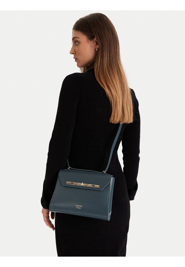 Guess Torebka HWAMGP L5476 Zielony. Kolor: zielony. Materiał: skórzane