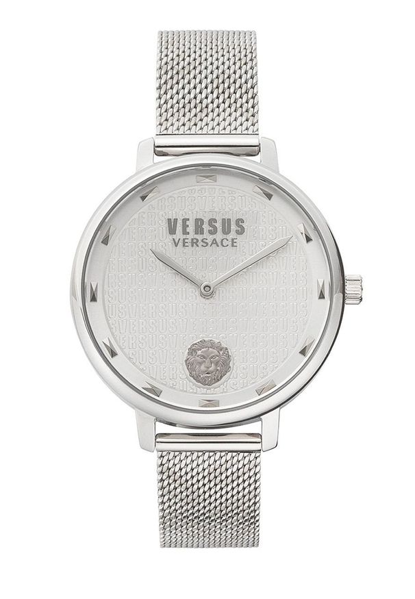 Versus Versace - Zegarek VSP1S1420. Kolor: srebrny. Materiał: materiał