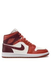 Nike Jordan 1 Sneakersy damskie. Kolor: brązowy