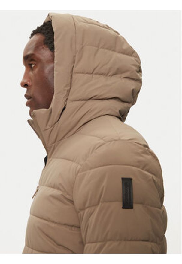 Bomboogie Kurtka puchowa JM 8728 T RLX4 Brązowy Regular Fit. Kolor: brązowy. Materiał: syntetyk