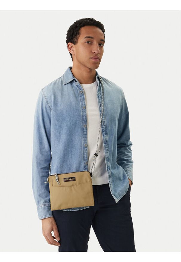 Napapijri Saszetka H-Olina NP0A4ID2N2D1 Zielony. Kolor: zielony. Materiał: materiał