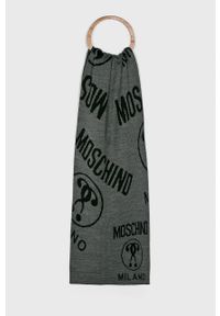 MOSCHINO - Moschino - Szalik. Kolor: szary