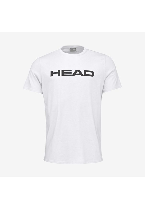 Head - Koszulka z krótkim rękawem dziecięca CLUB BASIC. Kolor: biały. Materiał: bawełna, jersey, materiał, poliester. Długość rękawa: krótki rękaw. Długość: krótkie
