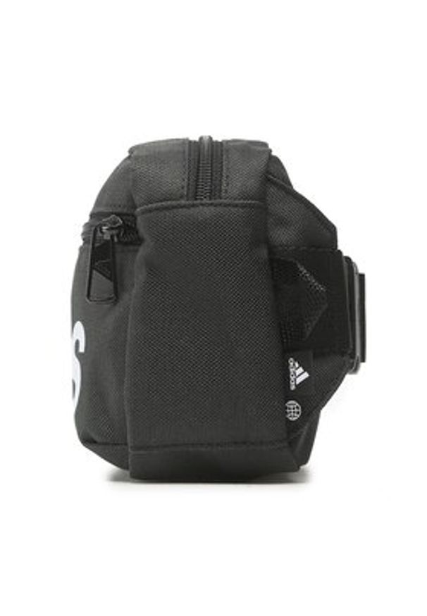 Adidas - adidas Saszetka nerka Linear Bum Bag HT4739 Szary. Kolor: czarny. Materiał: materiał