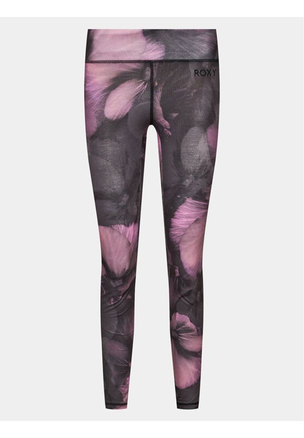 Roxy Legginsy Daybreak Bottom Bdyw ERJLW03040 Kolorowy Slim Fit. Materiał: syntetyk. Wzór: kolorowy