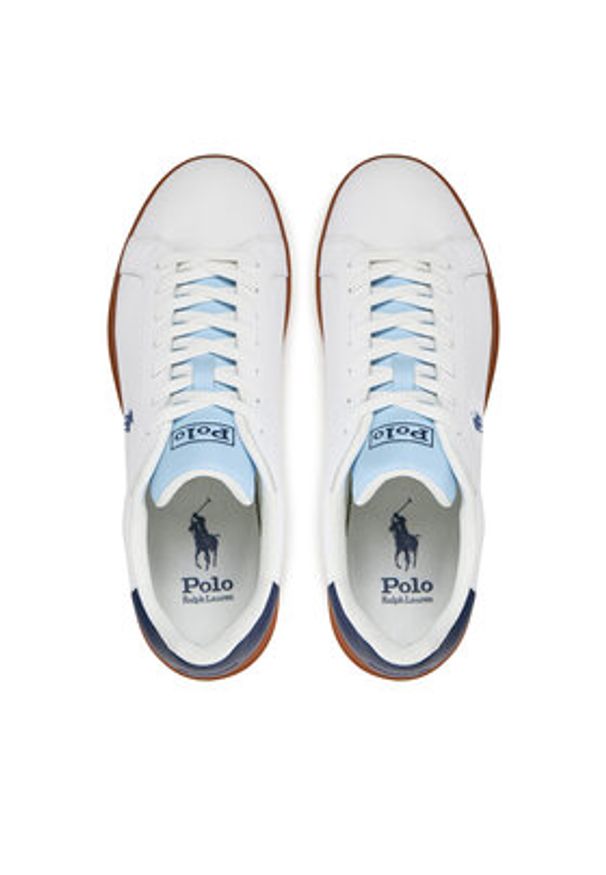 Polo Ralph Lauren Sneakersy Heritage Court II 809965072001 Biały. Kolor: biały. Materiał: skóra