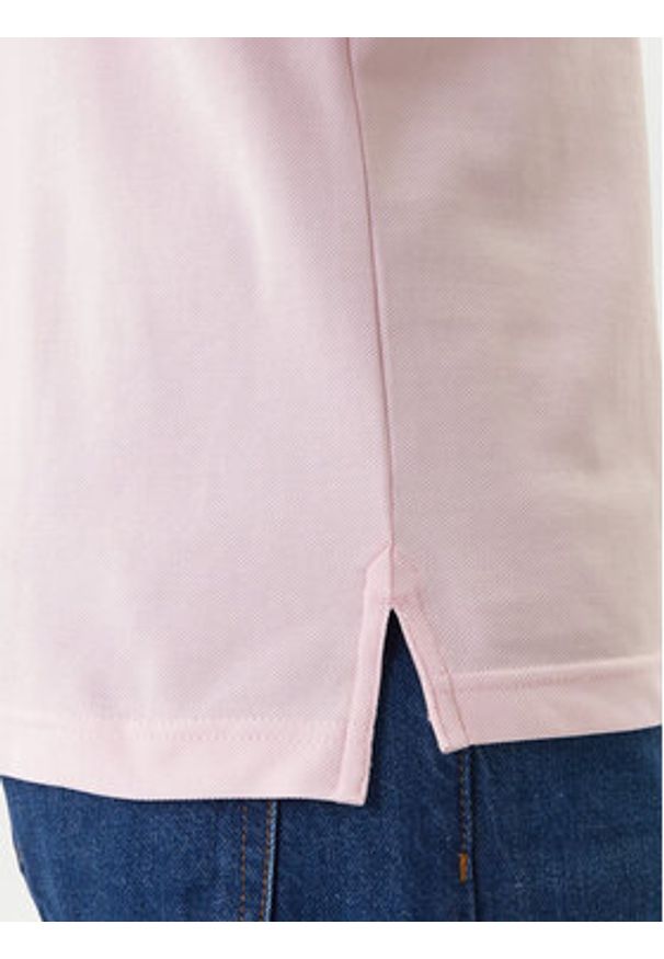 TOMMY HILFIGER - Tommy Hilfiger Polo 1985 MW0MW17770 Różowy Regular Fit. Typ kołnierza: polo. Kolor: różowy. Materiał: bawełna