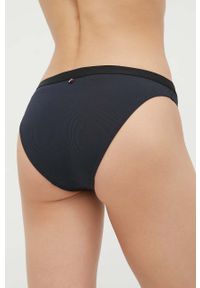 TOMMY HILFIGER - Tommy Hilfiger figi kąpielowe kolor czarny. Kolor: czarny. Materiał: poliester #3