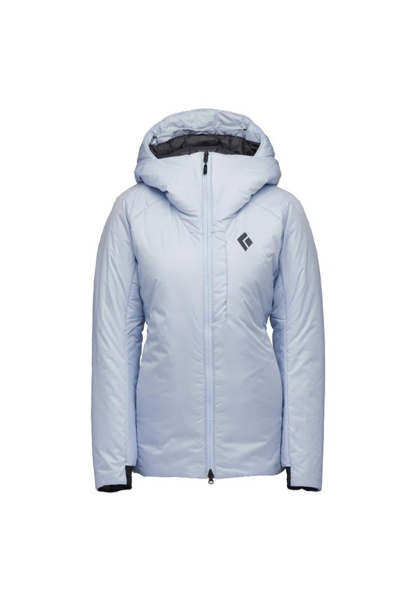 Parka dla kobiet Black Diamond Belay. Kolor: niebieski. Sezon: zima. Sport: turystyka piesza, wspinaczka