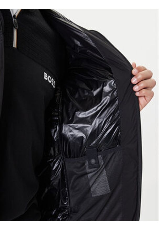 BOSS Kurtka puchowa Riplite 50543963 Czarny Regular Fit. Kolor: czarny. Materiał: syntetyk