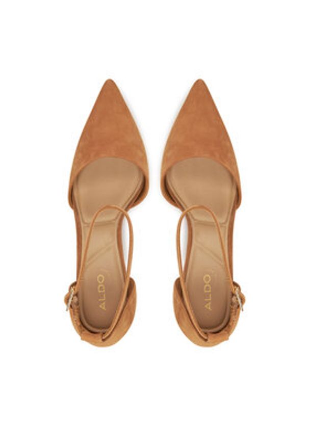 Aldo Szpilki Jenine 13966817 Brązowy. Kolor: brązowy. Materiał: skóra. Obcas: na szpilce