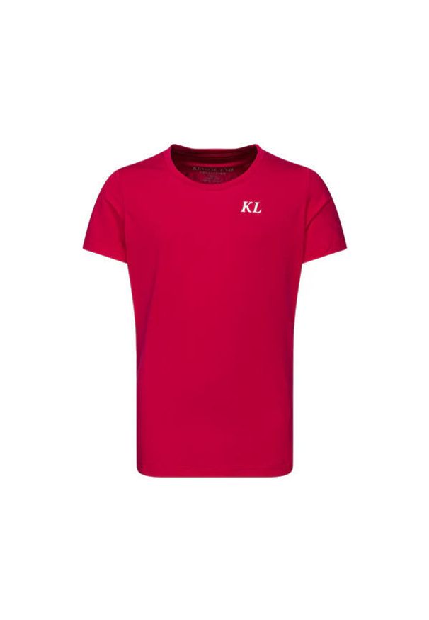 KINGSLAND - Koszulka dla dzieci Kingsland. Kolor: różowy. Sport: jeździectwo