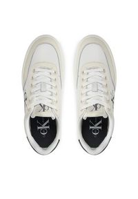 Calvin Klein Jeans Sneakersy Classic Cupsole Low Lace Lth Ml YW0YW01296 Biały. Kolor: biały. Materiał: skóra #6