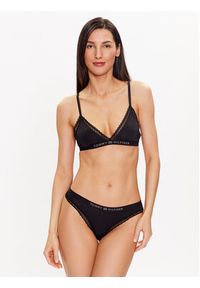 TOMMY HILFIGER - Tommy Hilfiger Stringi UW0UW04184 Czarny. Kolor: czarny. Materiał: syntetyk #4