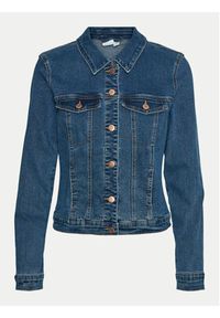 Vero Moda Kurtka jeansowa Luna 10279492 Niebieski Slim Fit. Kolor: niebieski. Materiał: bawełna #3