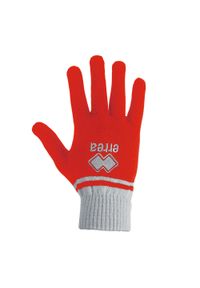 ERREA - Rękawiczki Errea Jule Jr Czerwono-Szare Dzieci. Kolor: czerwony. Sezon: zima #1