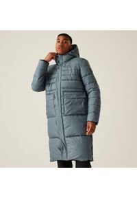Kurtka z kapturem Regatta Christian Lacroix Collongues. Typ kołnierza: kaptur. Kolor: szary, niebieski, wielokolorowy, czarny. Materiał: puch. Sport: turystyka piesza #1