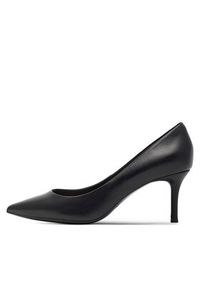 Gino Rossi - GINO ROSSI Czółenka V255-03 Czarny. Kolor: czarny. Materiał: skóra. Obcas: na szpilce #8