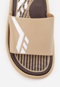 Born2be - Beżowe Sportowe Klapki Piankowe na Basen lub Plażę Daevo. Okazja: na plażę. Kolor: beżowy. Materiał: dresówka. Sezon: lato. Styl: sportowy #5