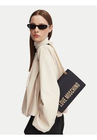 Love Moschino - LOVE MOSCHINO Torebka JC4192PP1PKD0000 Czarny. Kolor: czarny. Materiał: skórzane #1
