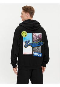 Hugo Bluza Nerrain 50513290 Czarny Relaxed Fit. Kolor: czarny. Materiał: bawełna #5