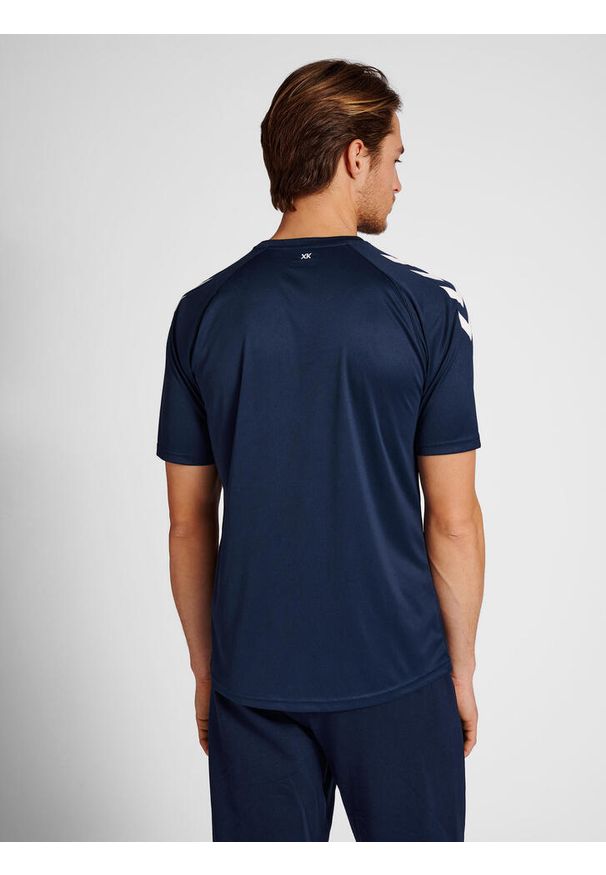 Koszulka sportowa męska Hummel Core XK Poly T-Shirt S/S. Kolor: niebieski