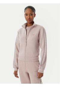 Guess Bluza New Allie Scuba V2YQ17 K7UW2 Fioletowy Regular Fit. Kolor: fioletowy. Materiał: wiskoza #1