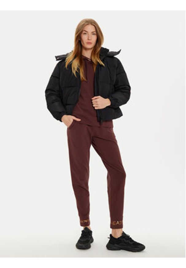 EA7 Emporio Armani Kurtka zimowa 6DTB09 TN8AZ 1200 Czarny Regular Fit. Kolor: czarny. Materiał: syntetyk. Sezon: zima