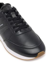 Calvin Klein Sneakersy Retro Runner Lth Tape YM0YM01381 Czarny. Kolor: czarny. Materiał: skóra #3