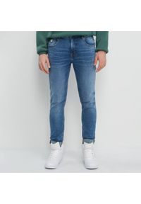 House - Jeansy slim fit z bawełny organicznej - Niebieski. Kolor: niebieski #1