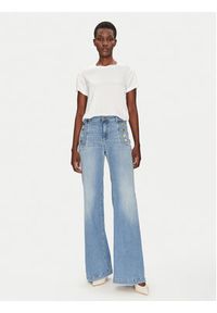 ViCOLO Bluzka TD0007 Biały Relaxed Fit. Kolor: biały. Materiał: wiskoza #4