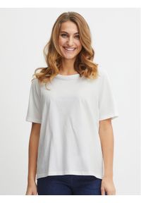 Fransa T-Shirt 20611861 Biały Regular Fit. Kolor: biały. Materiał: bawełna #1