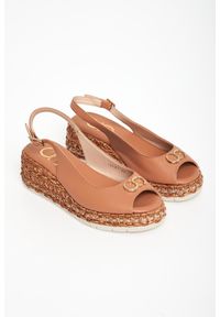 Sandały damskie skórzane CESARE CASADEI. Materiał: skóra #1