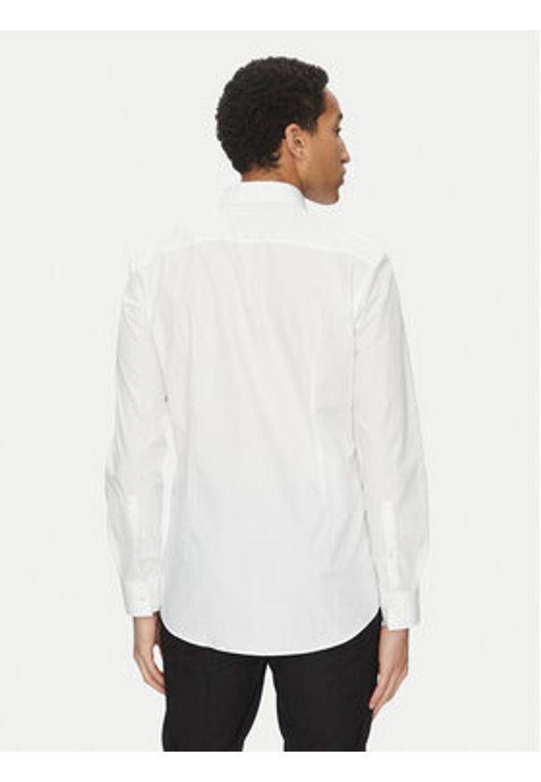 Hugo - HUGO Koszula Koey 50539808 Biały Slim Fit. Kolor: biały. Materiał: bawełna